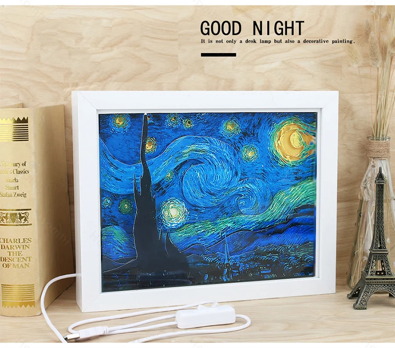 Starry Night Lamp  Starry night, Starry night van gogh, Night lamps