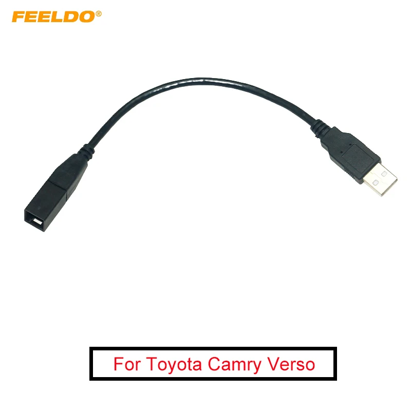 

Автомагнитола FEELDO 2,0 с USB-портом и кабелем, адаптер для Toyota Camry Verso Mazda Lexus GS350, аудио USB-кабель