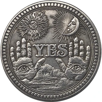 

Hobo Nickel USA Morgan Dollar COIN COPY Type