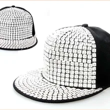 Новая весенне-осенняя Кепка в стиле хип-хоп с плоским узором, с блестками, плоская кепка, хлопковая Повседневная Большая Кепка