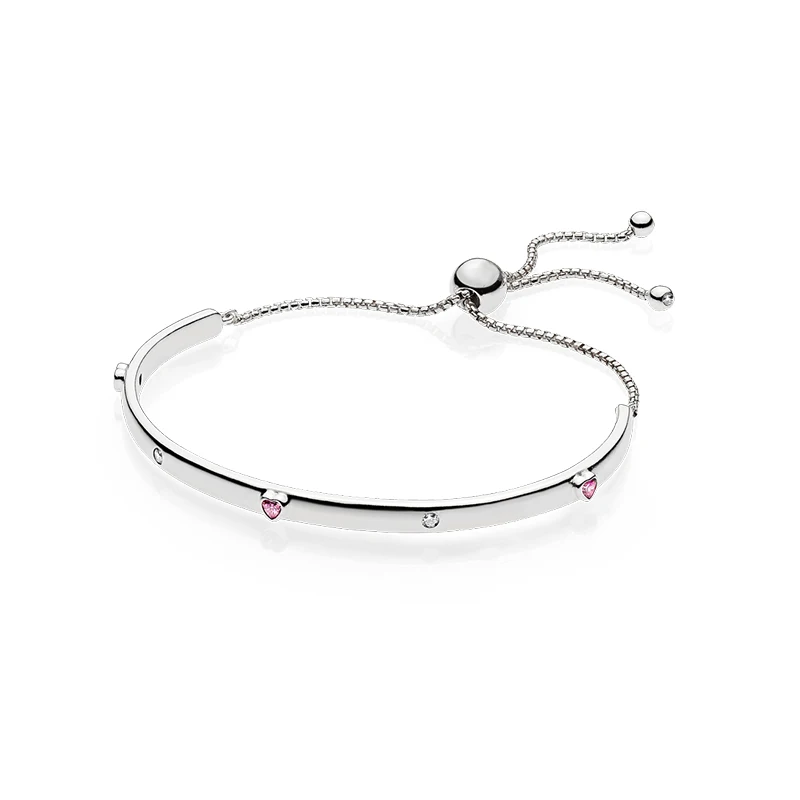 

New 100% 925 Sterling Silver Explosion of Love Bracelet with Original Logo Fit European Charms Bead Bracelet