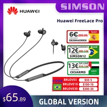 Huawei FreeLace Pro Wireless Earphones, Genuine Dual-Mic Active Noise Cancellation Bluetooth In-Ear Headphones, 24 Hours