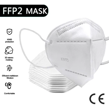 

50 Pcs masks KN95 FFP2 face mask protect maske kn95mask mouth masks 95% filtered mascarillas tapabocas