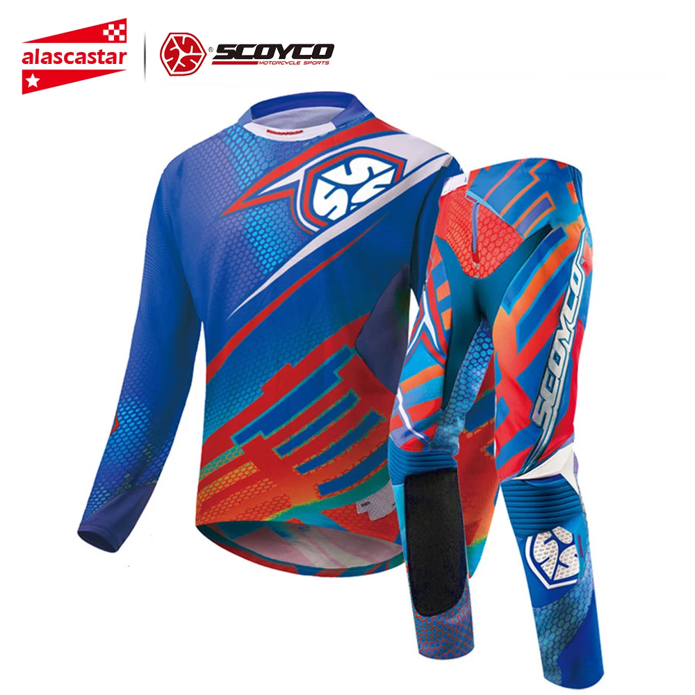 Clearance SCOYCO Professional Motocross Jacket Men Motorcycle Summer Suit Jersey Racing T-Shirt Clothing# | Автомобили и