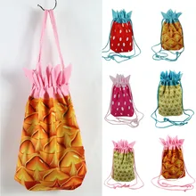 Сумки на шнуровке на заказ с логотипом фруктового дизайна, пляжная сумка на плечо, рюкзак, ручная сумка на шнурке, рекламный Спортивный Карман# B