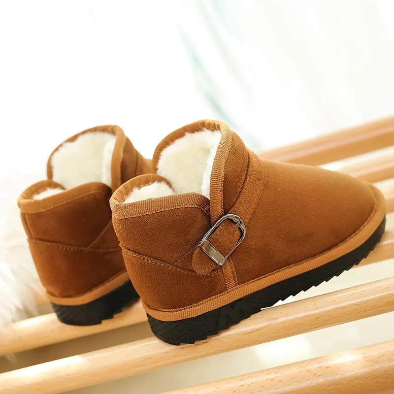 

2019 Winter New Style Young CHILDREN'S Snow Boots Thick BOY'S Cotton Boots Basic Women's Girls Children Big Kid CHILDREN'S Shoes