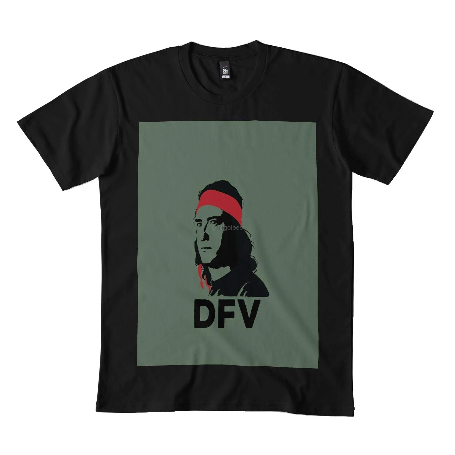 Черная футболка LimsayK Dfv Deep F Value Che Design C-Hiffon-T-Op | Мужская одежда
