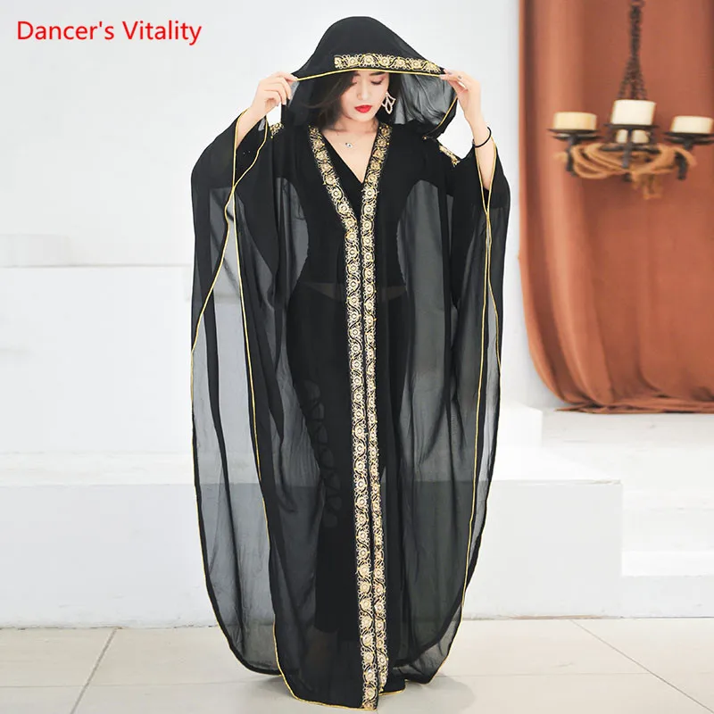 

Belly Dance Coat Long Sleeve Robe Practice Clothes High-end Dancewear Female Temperament Cloak Performance Clothing