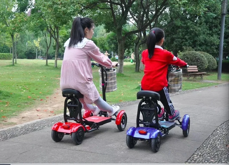Enhance perfect travel transformer 4 wheel folding mobility scooter new mini adult portable foldable electric scooter