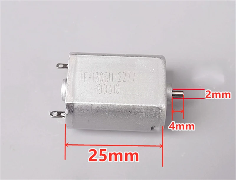 DC 3.7V130 микро высокоскоростной двигатель с передним и обратным вращением