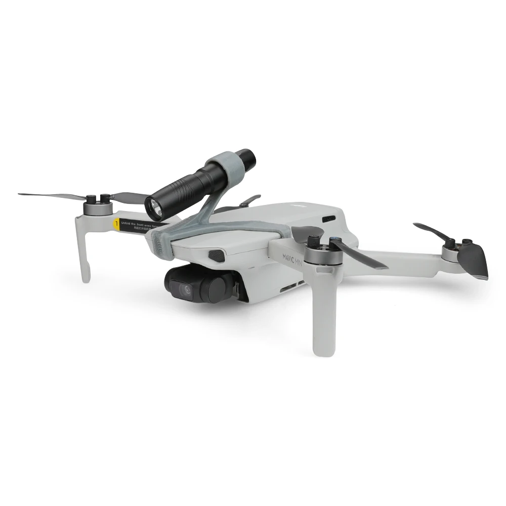Mavic drone LED lights Night Flight Searchlight CRRE-Q5 Flashlight Use the AAA battery for dji mavic mini Accessories | Электроника