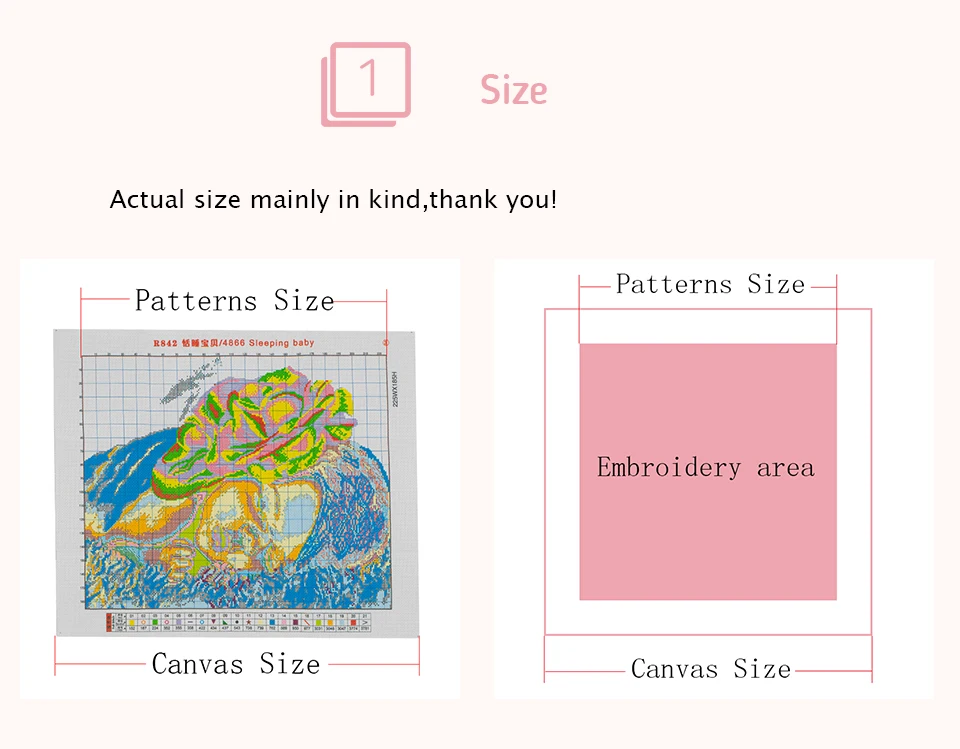 Description Picture 5 of itemThe Ambilight Patterns Counted Cross Stitch Set DIY 11CT 14CT 16CT Stamped DMC Cross-stitch Kit Embroidery Needlework Home Decor