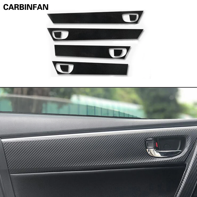 7PCS Interior Window lift switch button sequin Trim For Toyota RAV4 2016-2018