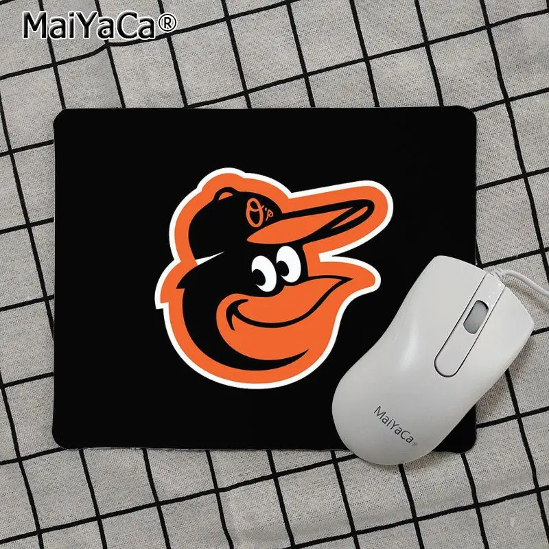 Maiya высокое качество Baltimore orioles противоскользящие прочные силиконовые компьютерные коврики Лидер продаж подставка под руку мышь