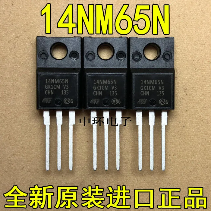 10 шт./лот STF14NM65N F14NM65N 14A 650V TO220F