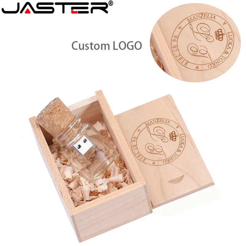 JASTER деревянная пробка дрейфующих бутылки usb3.0 флэш накопитель Флешка 4 ГБ 8 16 32 64 Гб