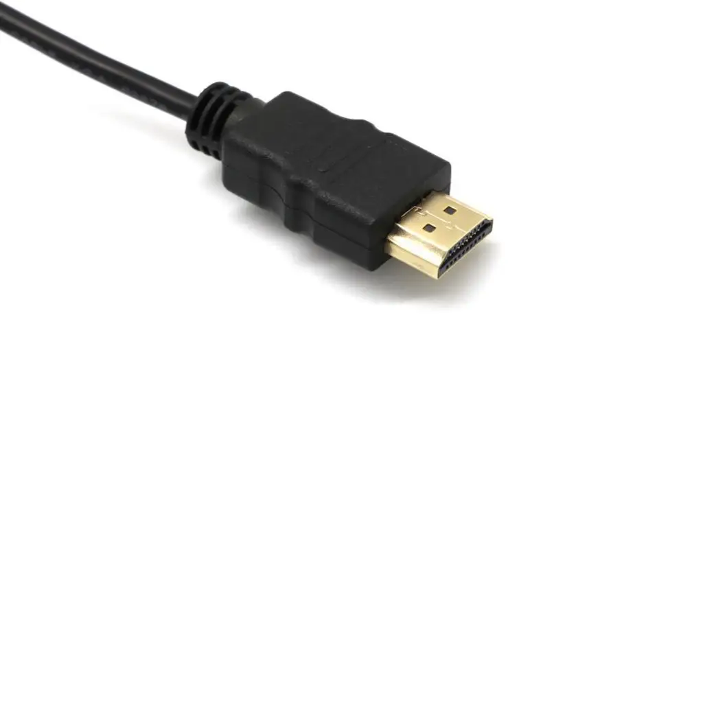 HDTV HDMI Gold Male To VGA HD-15 Male 15 Pin Adapter Cable 3FT 1080P Vedio