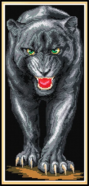 Everlasting love Panther китайские наборы крестиков экологический хлопок прозрачный штампованный Печатный 11 14CT DIY подарок рождественские украшения