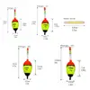 Hot Selling Night Glowing Fishing Floats 5pcs 5g 15g 30g 40g EVA float Fishing Floats Night Floats ► Photo 2/6