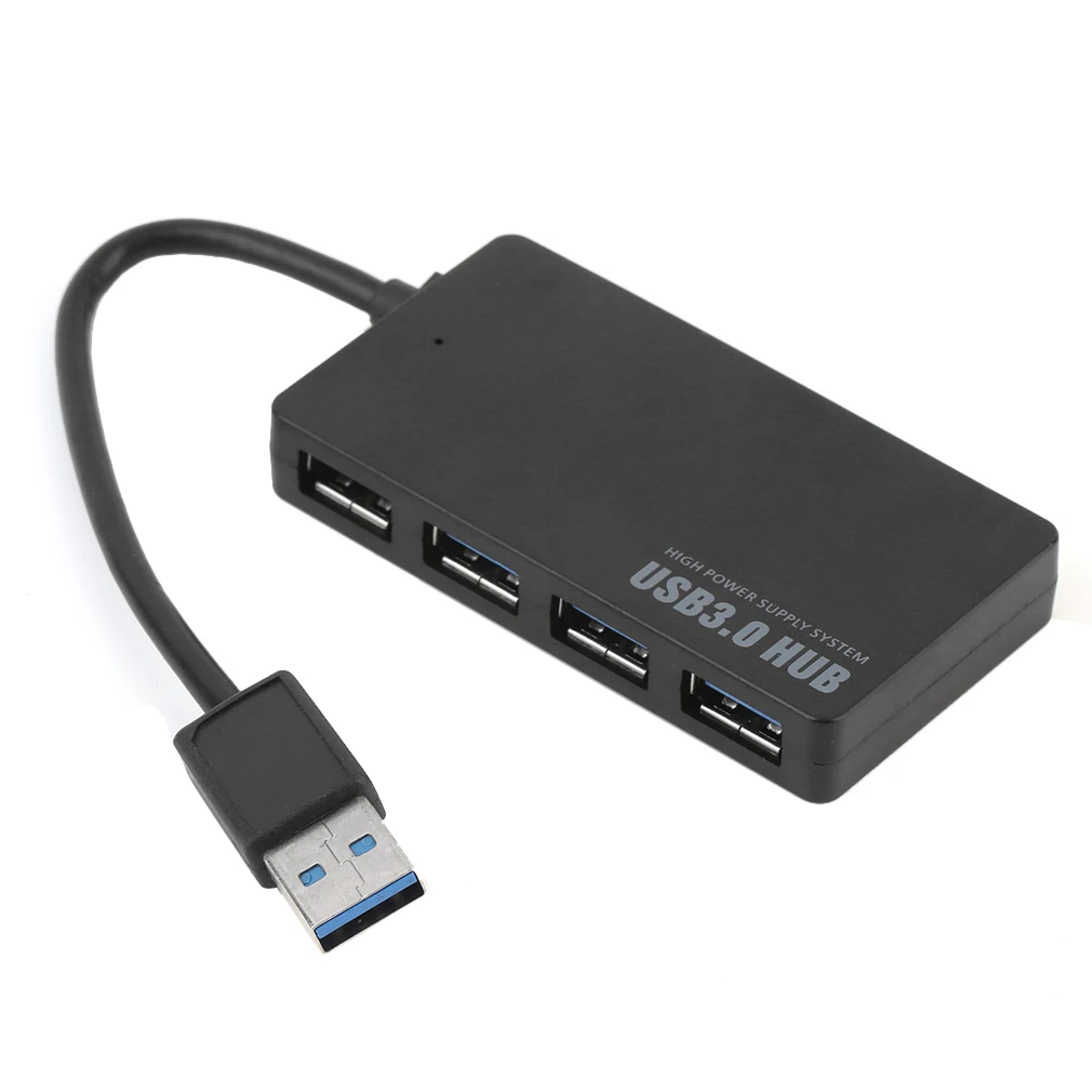 2019 переносной 5 Гбит/с USB 3 0 4 Порты и разъёмы концентратор USB3.0 сплиттер адаптер