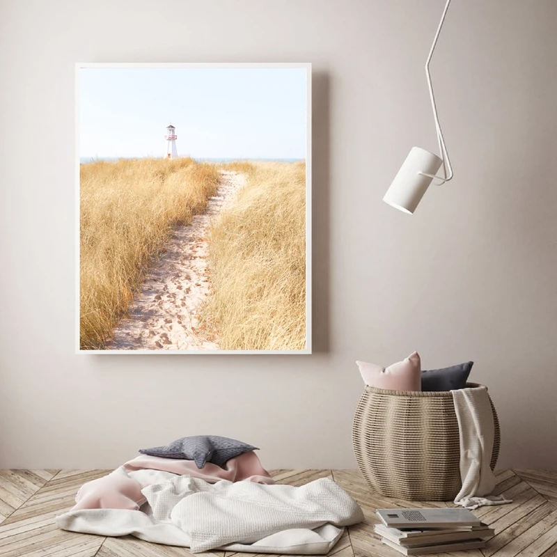 Beach Canvas Poster Home Wall Decor
