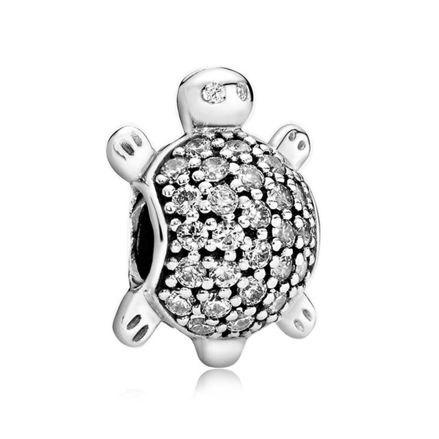 Sparkling Family Tree Dangle Charm Beads Fit Original Pandora Bracelet Pendant Necklace Jewelry