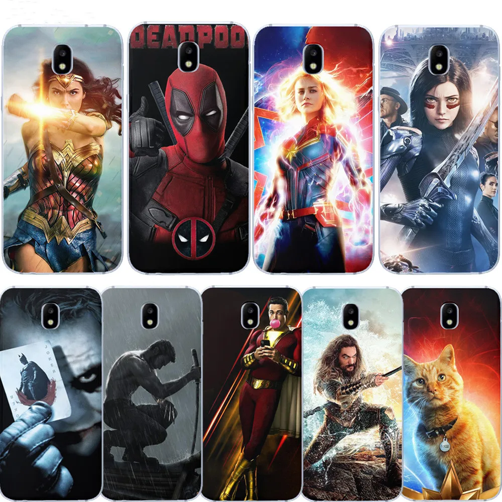 Чехол для телефона Marvel Мстители эндгейм герой samsung Galaxy J3 J4 J5 J710 J8 Plus J7 J6 2018 умный