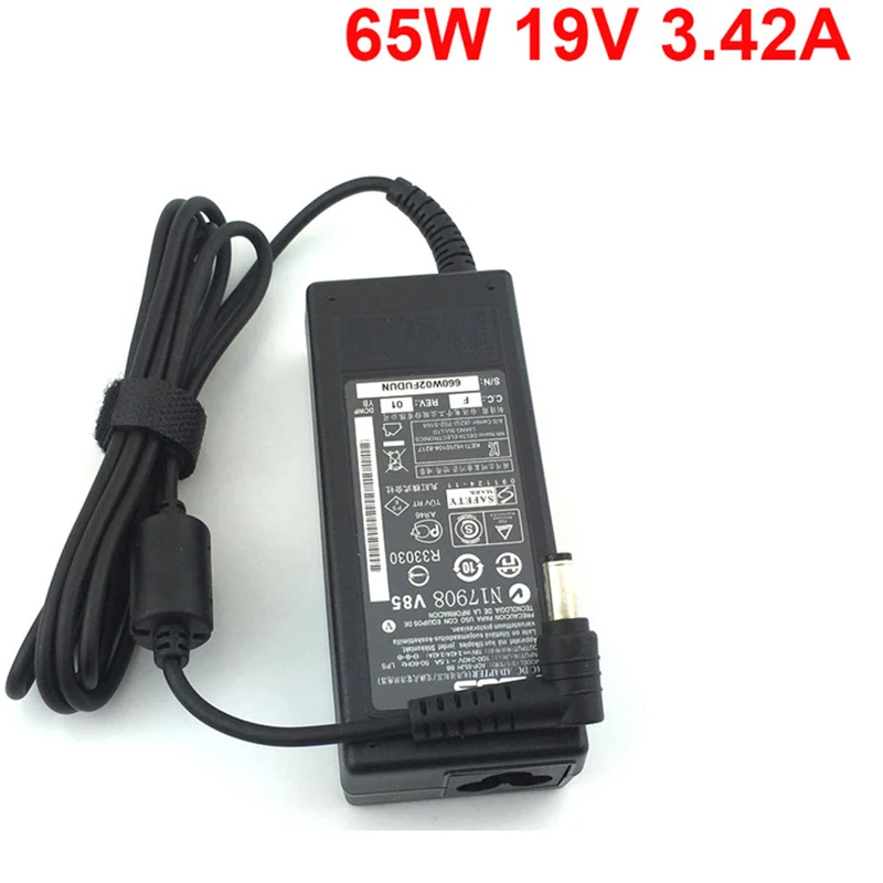 Basix 65W 19V 3.42A адаптер для ноутбука Зарядное устройство источник питания ASUS K53E K53SC X44H