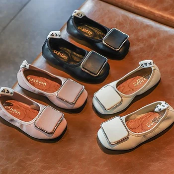 

Kids Shoes Girls Shoes PU Leather Shoes Princess Girls Dress Shoes Flats Girls