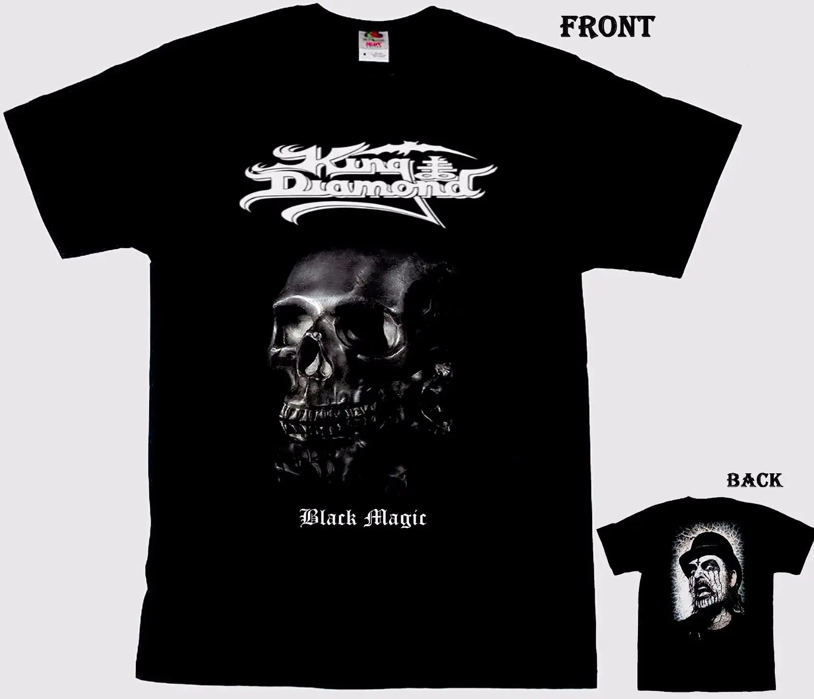 KING DIAMOND Heavy metal Mercyful Fate Venom T_shirt SIZES: S to Cartoon Мужская футболка унисекс новая модная