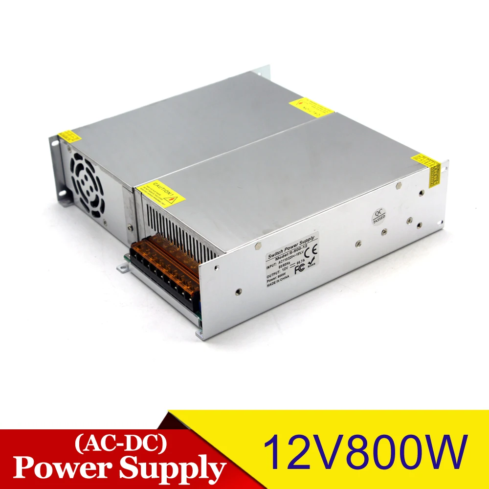 Трансформаторы DC12V DC18V DC4V DC30V DC36V DC42V DC48V DC60V 800W Питание для Светодиодный свет CCTV фрезерный станок с чпу шаговый двигатель