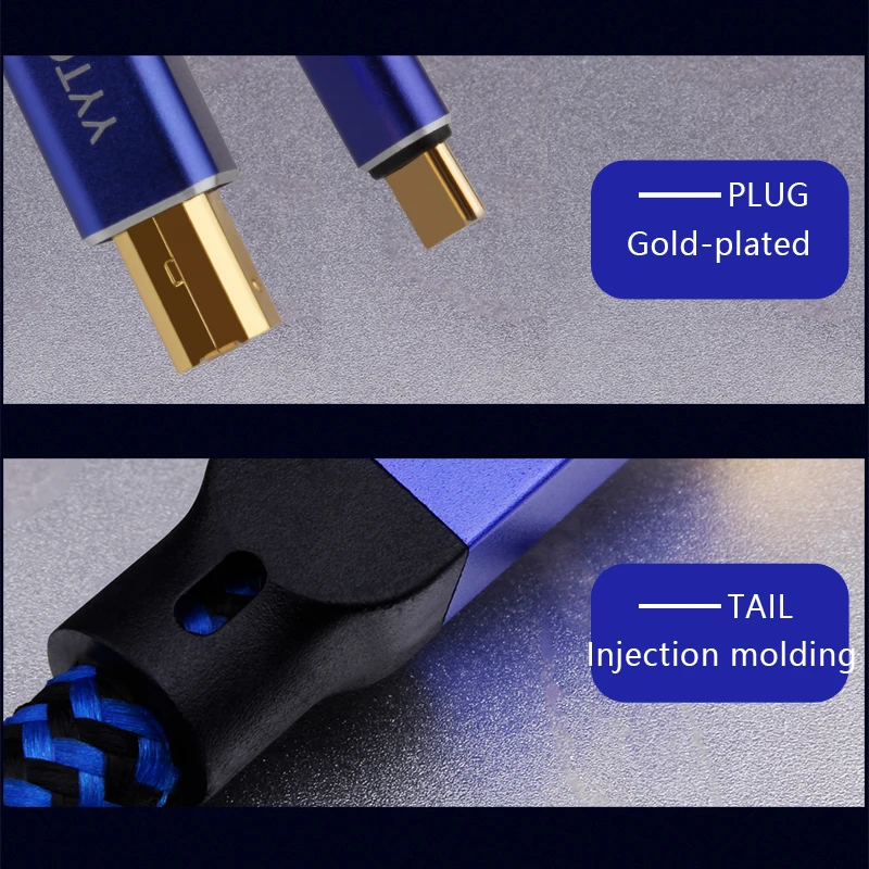 Cabo tipo c para tipo b Cabo de Dados Linha de Dados Cabo de Áudio Yytcg Alta Fidelidade Occ Universal Usb 6n - Image 3