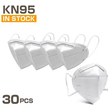 

30pcs Mask mouth male and female protective masks dust-proof Mouth Mask Anti-fog Breathable Face Masks 95% Filtration