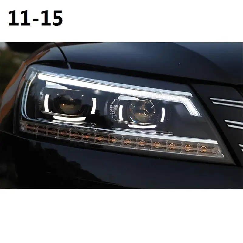 Запчасти Drl светодиодные лампы для укладки автомобилей Automovil Внешние фары автомобиля фары в сборе 11 12 13 14 15 для Volkswagen Passat