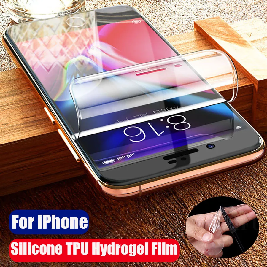 21D Soft Hydrogel Silicone TPU Film For apple iPhone 11 Pro XS Max XR
iphone X 7 8 6 6S Plus Screen Protector Protective Film