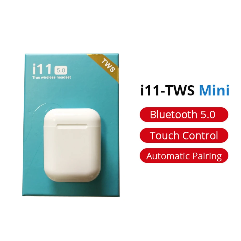 I11 TWS Bluetooth 5,0 беспроводные наушники мини наушники i7s с микрофоном для iPhone X 7 8 samsung S6 S8 Xiaomi huawei LG