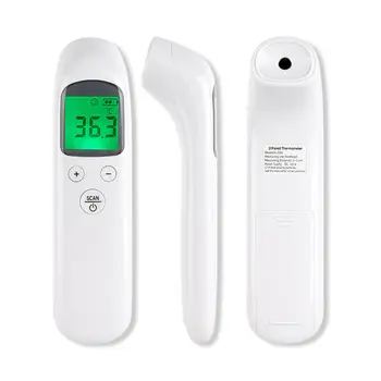 

LCD Body Measurement Forehead Ear Non Contact Digital IR Infrared Forehead Thermometer Gun Adult Body Temperature
