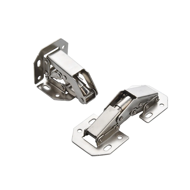 4PCS NAIERDI 3 Inch Cabinet Hydraulic Hinge 90 Degree No-Drilling Hole Cupboard Door Soft Close Hinges 4 Inch Furniture Hinge