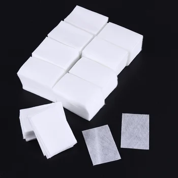 

1000Pcs Acrylic UV Glue Tips Cotton Nail Manicure Polish Cleaner to clean The Lint of Wet Wipes Nail Accessorie Tool Ongles