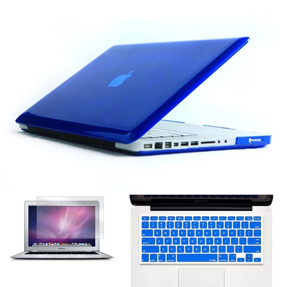 RYGOU кристально чистый матовый жесткий чехол для Macbook Pro 13 дюймов A1278 клавиатуры +
