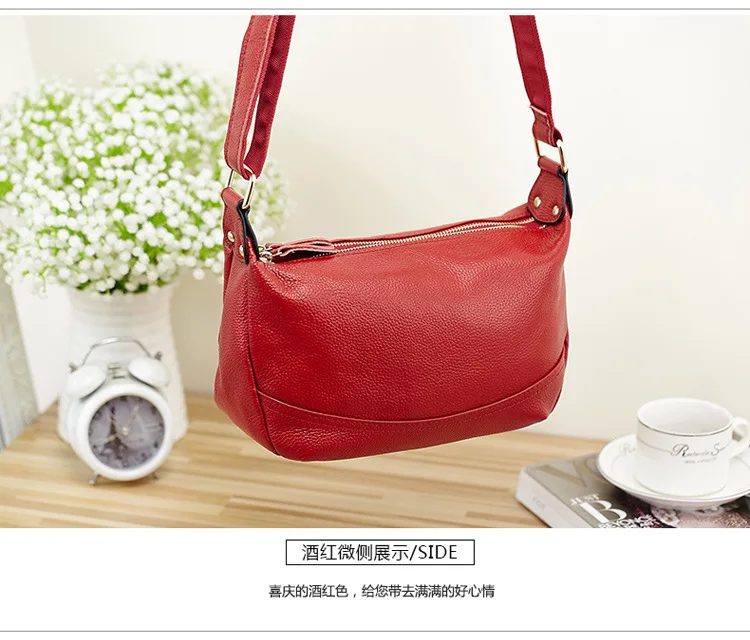 Middle Aged Mother Bag New Middle Aged Woman Bag Messenger Bag Soft Fashion Straddle