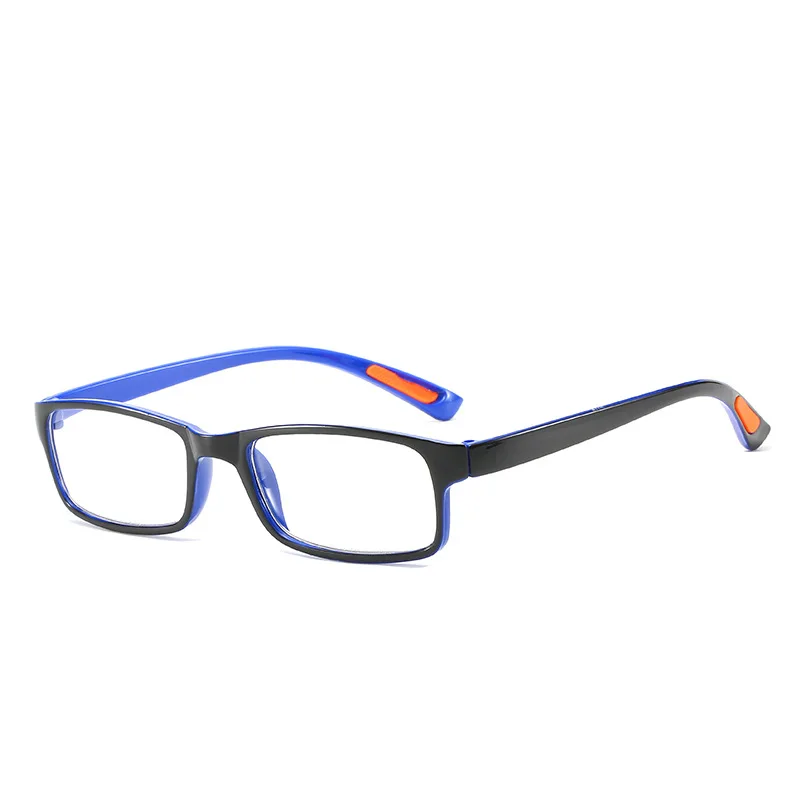 6 цветов SPH 0-0,5-1,0~-6,0 ультралегкие очки с полной оправой, очки для близорукости для мужчин, женщин, студентов, короткие зрелищные очки - Цвет оправы: Синий