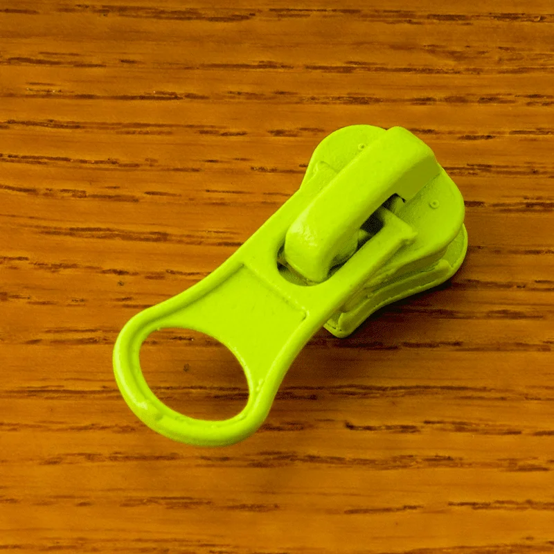Fluorescent green 10 шт 5# молния тяга слайдер ремонт смолы молния головы 20 цветов на выбор 3-023 - Цвет: Fluorescent green
