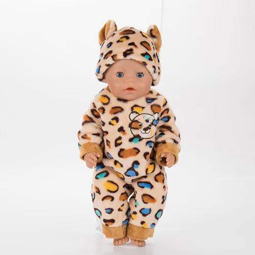Новые Теплые Комбинезоны для котов+ обувь кукольная одежда подходит для 43 см детская кукла одежда аксессуары для куклы реборн - Цвет: 7
