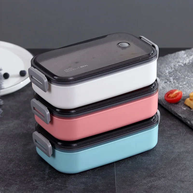 Ланч-бокс из нержавеющей стали Герметичный Bento box японский стиль пищевой контейнер для школы или офиса с посуда