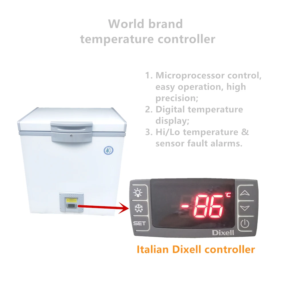 ZOIBKD Laboratory Refrigerat DW-86W28 Ultra-Low Temperature Storage Freezer With 28L Capacity Mute Environmental Protection