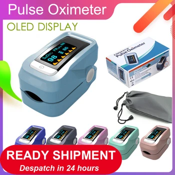 

Ready Shipment Finger Pulse Pulsioximetro Fingertip OLED Tensiometro Blood Oxygen Meter SPO2 De Pulso Dedo Saturation Oximeter