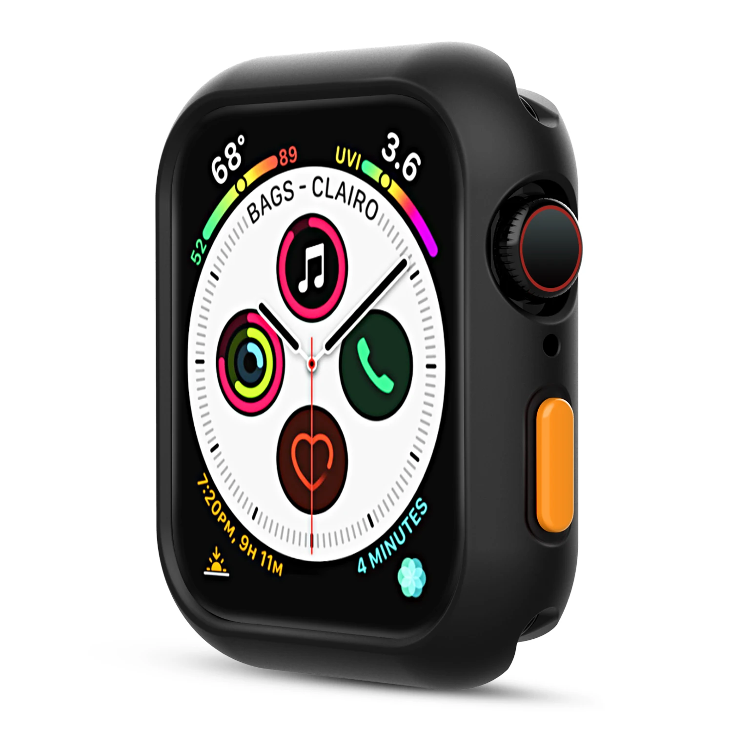 Watch Cover Case for Apple Watch 6 SE 5 4 3 2 1 Protector Film 40MM/44MM PC Bumper Frame for IWatch Screen Protector 38MM/42MM afbeelding