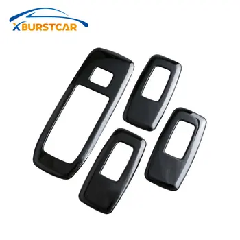 

Xburstcar Stainless Steel Car Window Lifter panel Cover Trim Stickers for Ford Everest Endeavour 2015-2017 Sticker Accessories