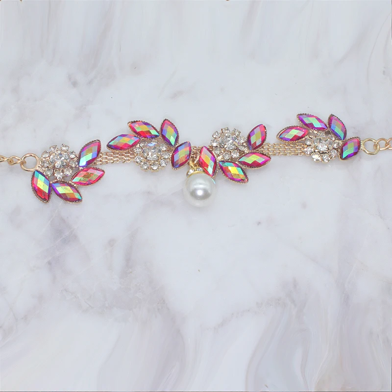Украшение для волос повязка для головы платье повязки Мода Индийский Boho красный головной убор с бусинками женская голова прикрепление к волосам ювелирные изделия